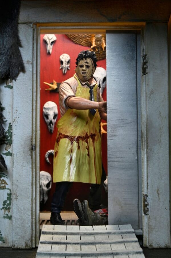 Texas Chainsaw Massacre Clothed Akció Figura Leatherface 50th Anniversary 20 cm