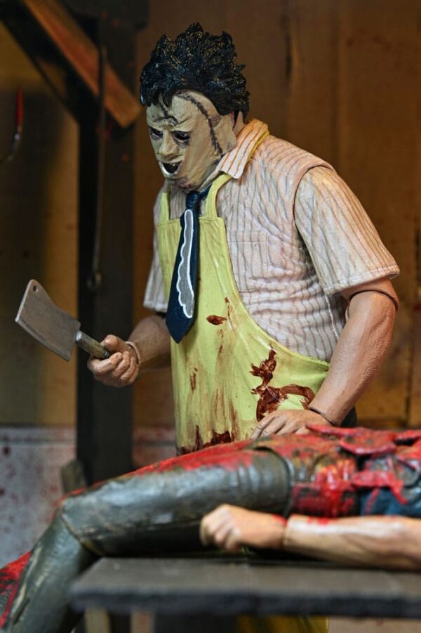 Texas Chainsaw Massacre Clothed Akció Figura Leatherface 50th Anniversary 20 cm