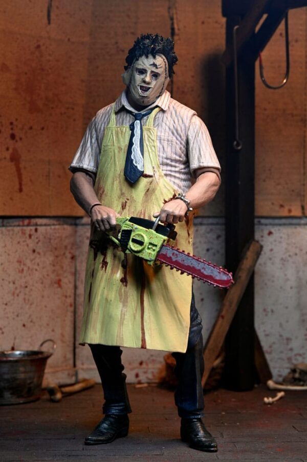 Texas Chainsaw Massacre Clothed Akció Figura Leatherface 50th Anniversary 20 cm