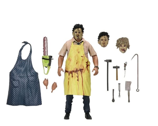 Texas Chainsaw Massacre Clothed Akció Figura Leatherface 50th Anniversary 20 cm