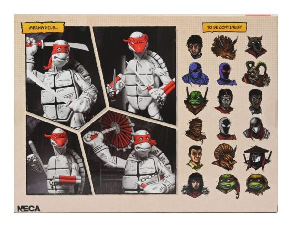 Teenage Mutant Ninja Turtles (Mirage Comics) Akció Figuras 2-Pack Black and White First Turtles 18 cm Teenage Mutant Ninja Turtles (Mirage Comics) Akció Figuras 2-Pack Black and White First Turtles 18 cm