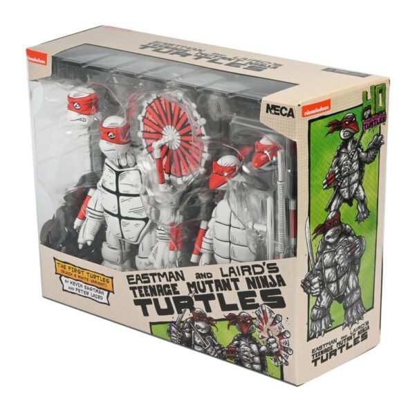 Teenage Mutant Ninja Turtles (Mirage Comics) Akció Figuras 2-Pack Black and White First Turtles 18 cm Teenage Mutant Ninja Turtles (Mirage Comics) Akció Figuras 2-Pack Black and White First Turtles 18 cm
