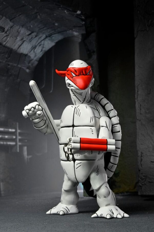 Teenage Mutant Ninja Turtles (Mirage Comics) Akció Figuras 2-Pack Black and White First Turtles 18 cm Teenage Mutant Ninja Turtles (Mirage Comics) Akció Figuras 2-Pack Black and White First Turtles 18 cm