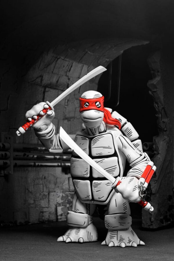 Teenage Mutant Ninja Turtles (Mirage Comics) Akció Figuras 2-Pack Black and White First Turtles 18 cm Teenage Mutant Ninja Turtles (Mirage Comics) Akció Figuras 2-Pack Black and White First Turtles 18 cm