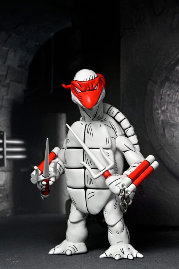 Teenage Mutant Ninja Turtles (Mirage Comics) Akció Figuras 2-Pack Black and White First Turtles 18 cm Teenage Mutant Ninja Turtles (Mirage Comics) Akció Figuras 2-Pack Black and White First Turtles 18 cm