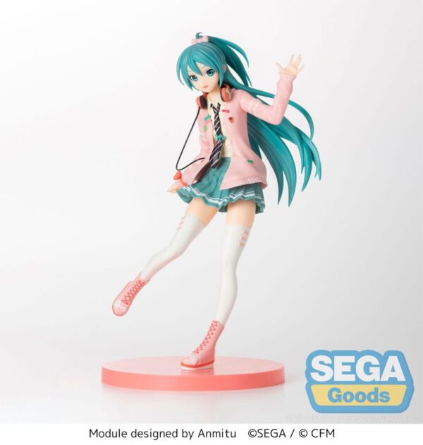 Hatsune Miku Project DIVA Arcade SPM PVC Szobor Hatsune Miku Ribbon Girl 24 cm