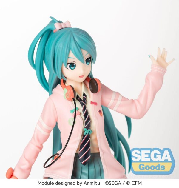 Hatsune Miku Project DIVA Arcade SPM PVC Szobor Hatsune Miku Ribbon Girl 24 cm