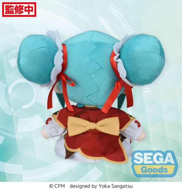 Character Vocal Series 01: Hatsune Miku Fuwa Petit Plüss Figura Hatsune Miku Going Out Series Chinatown Ver. M 22 cm