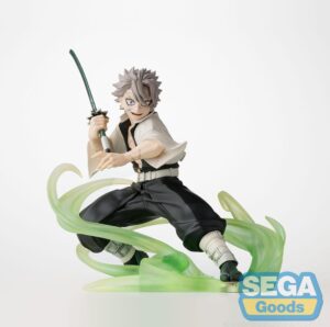 Demon Slayer: Kimetsu no Yaiba Xross Link Anime PVC Szobor Sanemi Shinazugawa Hashira Training Arc 12 cm