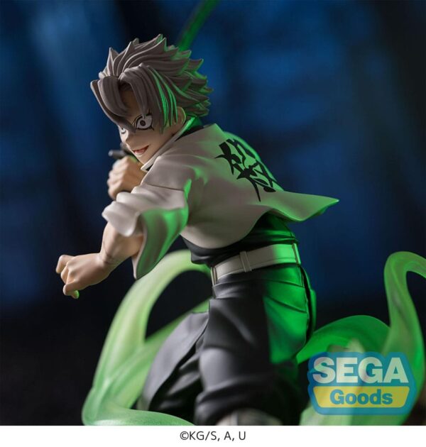 Demon Slayer: Kimetsu no Yaiba Xross Link Anime PVC Szobor Sanemi Shinazugawa Hashira Training Arc 12 cm