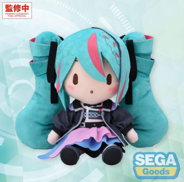 Character Vocal Series 01: Hatsune Miku Fuwa Petit Plüss Figura Hatsune Miku Punk! M 22 cm