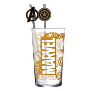 MARVEL Pohár szívószállal