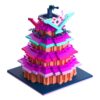Hazbin Hotel brickset V Tower 20 cm Hazbin Hotel brickset V Tower 20 cm