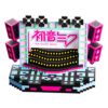 Hatsune Miku brickset Miku's Stage 19 cm