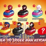 Spider Man Mini Egg Attack Blind Box Figuras keycaps 5 cm Assortment (6)