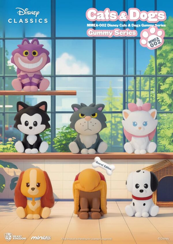 Disney Cats & Dogs Mini Egg Attack Blind Box Figuras Gummy Series 3 cm Assortment (24) Disney Cats & Dogs Mini Egg Attack Blind Box Figuras Gummy Series 3 cm Assortment (24)