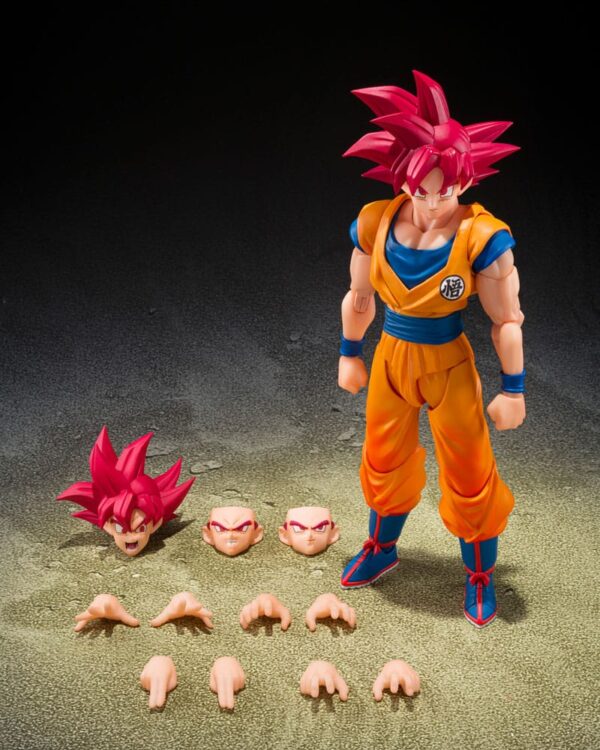 Dragon Ball Super S.H.Figuarts Akció Figura Super Saiyan God Son Guko (God Aura) 15 cm Dragon Ball Super S.H.Figuarts Akció Figura Super Saiyan God Son Guko (God Aura) 15 cm