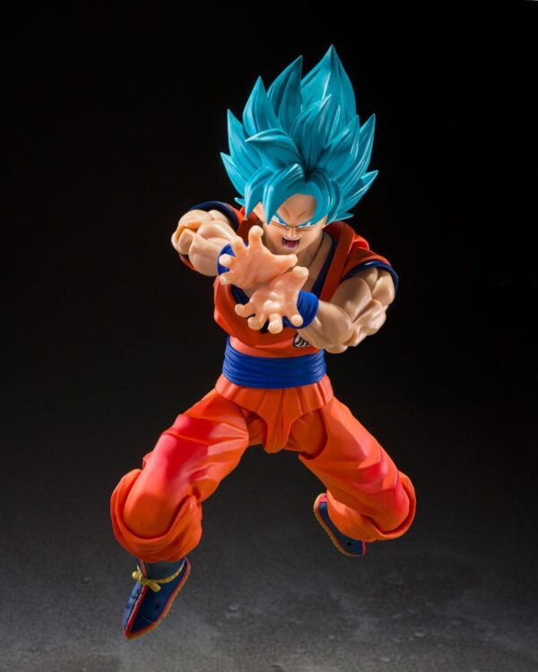 Dragon Ball Super S.H.Figuarts Akció Figura Super Saiyan God Super Son Guko (Blue power transcending Limits) 15 cm Dragon Ball Super S.H.Figuarts Akció Figura Super Saiyan God Super Son Guko (Blue power transcending Limits) 15 cm