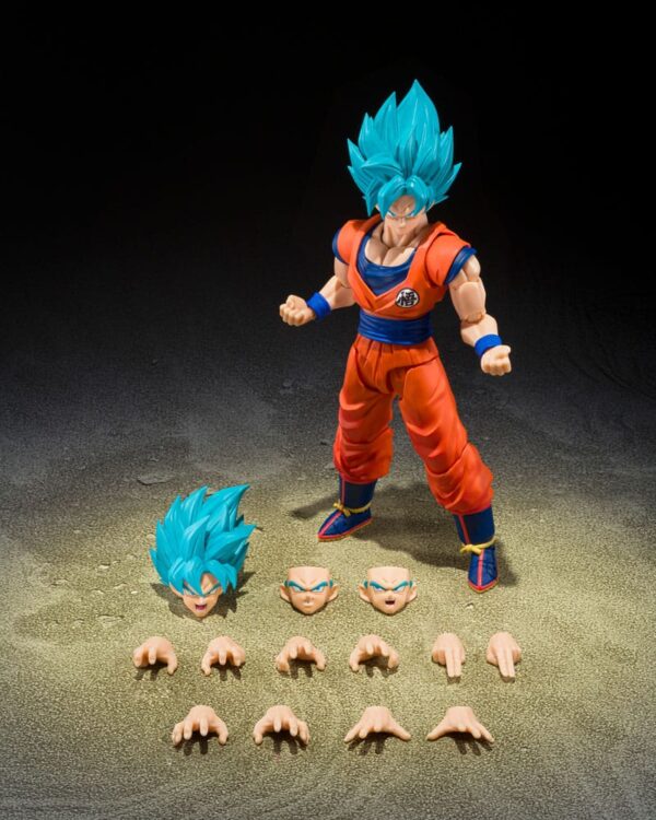 Dragon Ball Super S.H.Figuarts Akció Figura Super Saiyan God Super Son Guko (Blue power transcending Limits) 15 cm Dragon Ball Super S.H.Figuarts Akció Figura Super Saiyan God Super Son Guko (Blue power transcending Limits) 15 cm