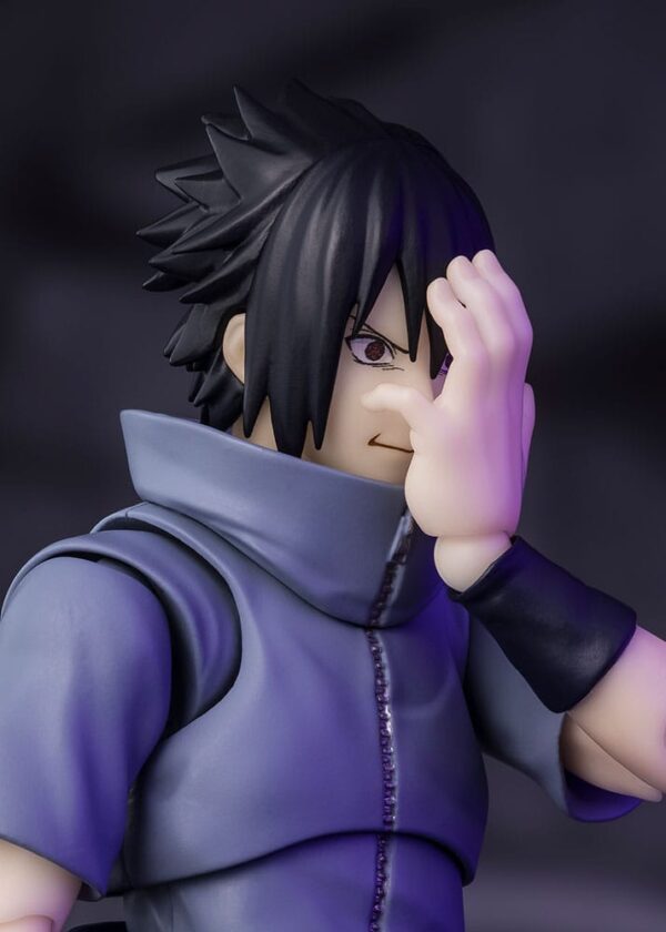 Naruto S.H.Figuarts Akció Figura Sasuke Uchiha Solitary Shinobi 15 cm