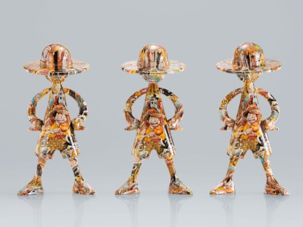 One Piece 1000 Logs Anniversary Luffy's ArtCanvas Figura 1/8 Luffy 22 cm