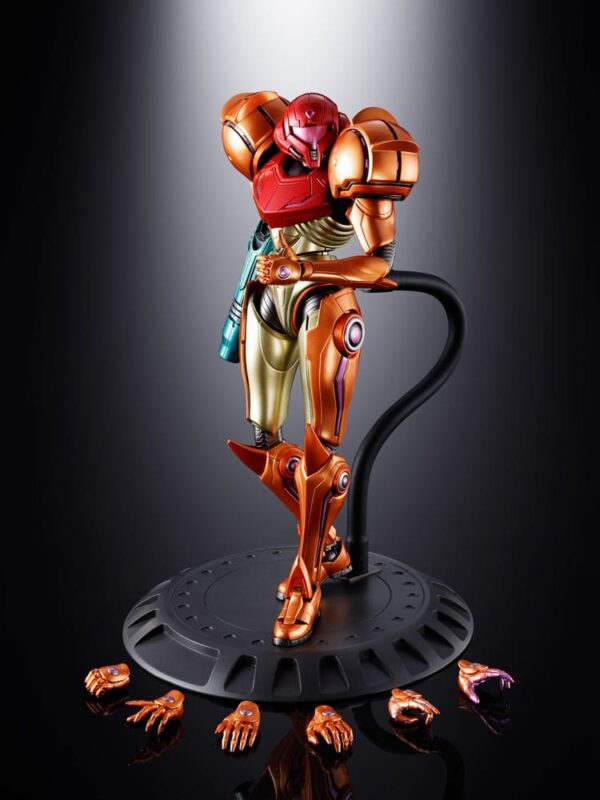 Metroid Prime 4: Beyond Diecast Akció Figura Samus Aran LED 21 cm