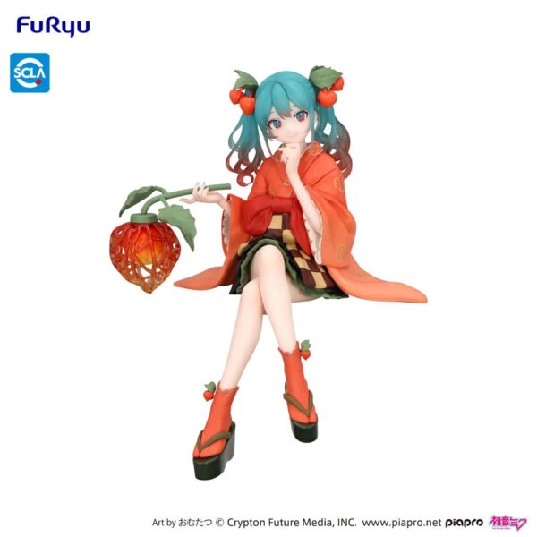 Hatsune Miku Noodle Stopper PVC Szobor Flower Fairy Winter Cherry 15 cm Hatsune Miku Noodle Stopper PVC Szobor Flower Fairy Winter Cherry 15 cm
