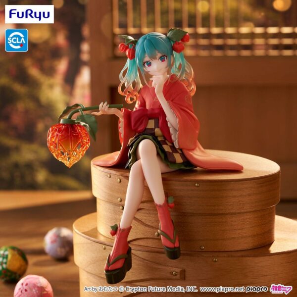Hatsune Miku Noodle Stopper PVC Szobor Flower Fairy Winter Cherry 15 cm Hatsune Miku Noodle Stopper PVC Szobor Flower Fairy Winter Cherry 15 cm