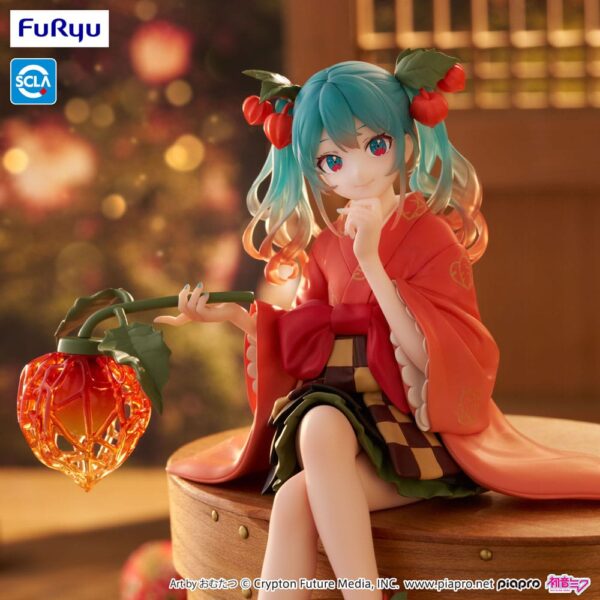 Hatsune Miku Noodle Stopper PVC Szobor Flower Fairy Winter Cherry 15 cm Hatsune Miku Noodle Stopper PVC Szobor Flower Fairy Winter Cherry 15 cm