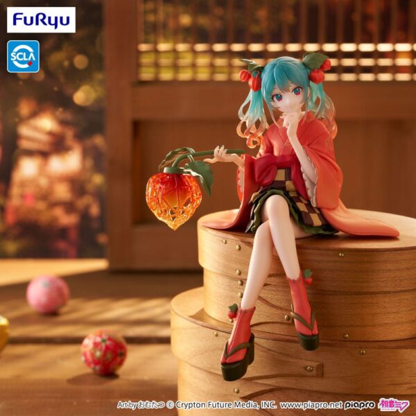 Hatsune Miku Noodle Stopper PVC Szobor Flower Fairy Winter Cherry 15 cm Hatsune Miku Noodle Stopper PVC Szobor Flower Fairy Winter Cherry 15 cm