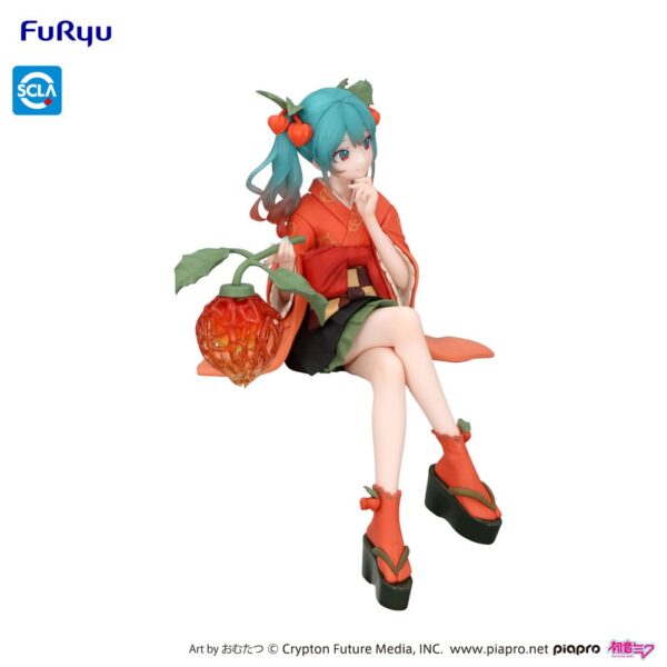 Hatsune Miku Noodle Stopper PVC Szobor Flower Fairy Winter Cherry 15 cm Hatsune Miku Noodle Stopper PVC Szobor Flower Fairy Winter Cherry 15 cm