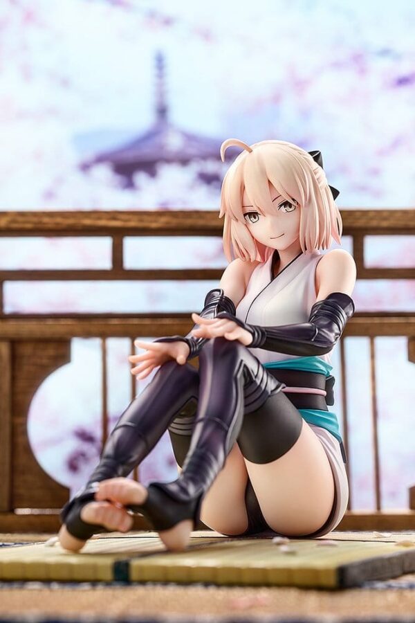 Fate/Grand Order PVC Szobor 1/7 Saber Class servant Okita Souji Final Ascension Ver. 14 cm