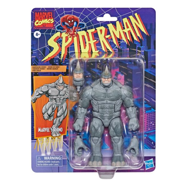Spider-Man Marvel Legends Series Akció Figura 2022 Marvel's Rhino 15 cm