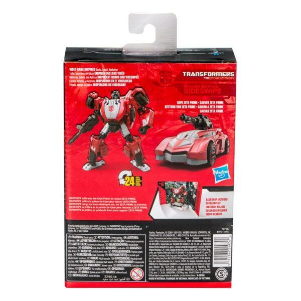 Transformers: War for Cybertron Studio Series Deluxe Class Akció Figura Gamer Edition Sideswipe 11 cm Transformers: War for Cybertron Studio Series Deluxe Class Akció Figura Gamer Edition Sideswipe 11 cm