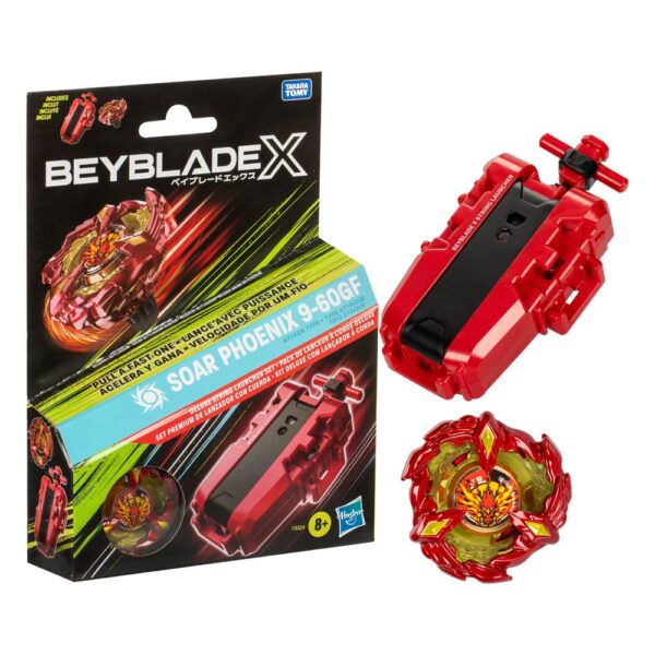 Beyblade X Soar Phoenix Deluxe String Launcher Set Beyblade X Soar Phoenix Deluxe String Launcher Set