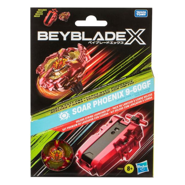 Beyblade X Soar Phoenix Deluxe String Launcher Set Beyblade X Soar Phoenix Deluxe String Launcher Set