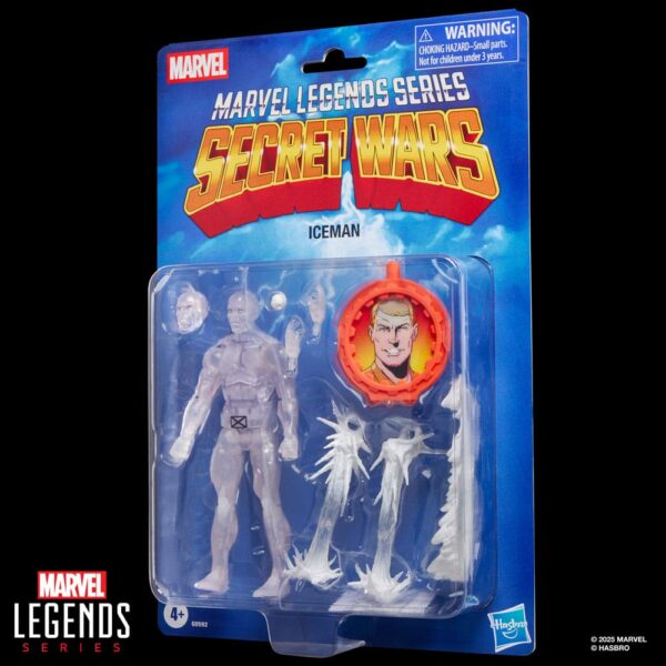 Secret Wars Marvel Legends Retro Akció Figura Iceman 15 cm