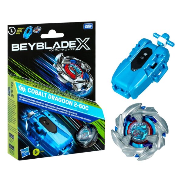 Beyblade X Cobalt Dragoon 2-60C Launcher Set Beyblade X Cobalt Dragoon 2-60C Launcher Set