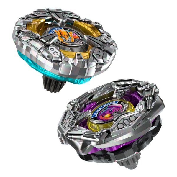 Beyblade X and Transformers Collab Bumblebee 3-60GP vs. Shockwave 5-80O Beyblade X and Transformers Collab Bumblebee 3-60GP vs. Shockwave 5-80O
