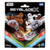 Beyblade X and Star Wars Collab Chewbacca 4-80LF vs. Stormtrooper 5-70B