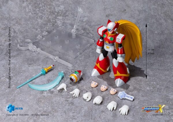 Mega Man X Exquisite Basic Akció Figura Zero 15 cm