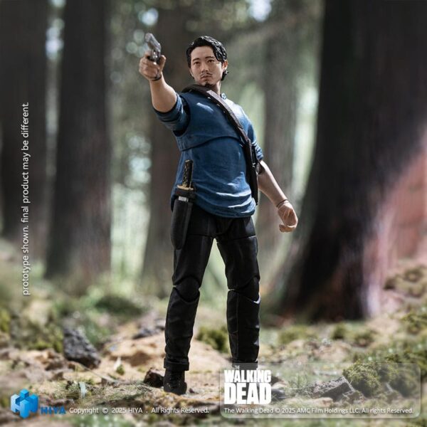 The Walking Dead Exquisite Mini Series  Akciófigur 1/18 Glenn 11 cm