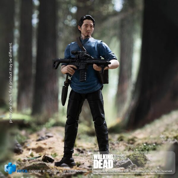 The Walking Dead Exquisite Mini Series  Akciófigur 1/18 Glenn 11 cm