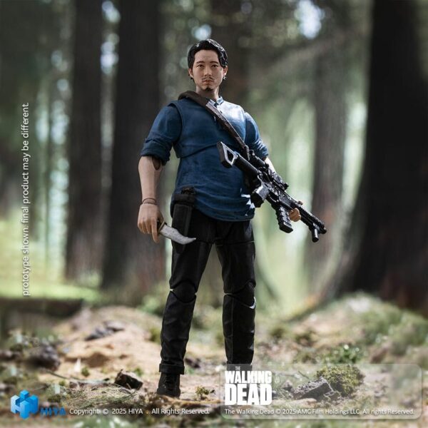 The Walking Dead Exquisite Mini Series  Akciófigur 1/18 Glenn 11 cm