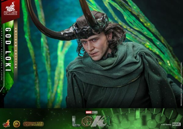 Loki DX Akció Figura 1/6 God Loki Artisan Edition Hot Toys Exclusive 31 cm Loki DX Akció Figura 1/6 God Loki Artisan Edition Hot Toys Exclusive 31 cm