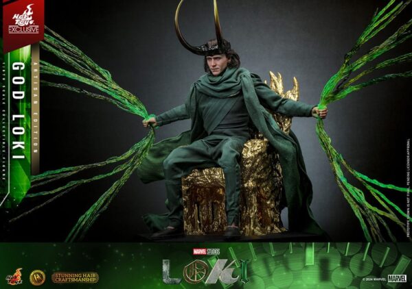 Loki DX Akció Figura 1/6 God Loki Artisan Edition Hot Toys Exclusive 31 cm Loki DX Akció Figura 1/6 God Loki Artisan Edition Hot Toys Exclusive 31 cm