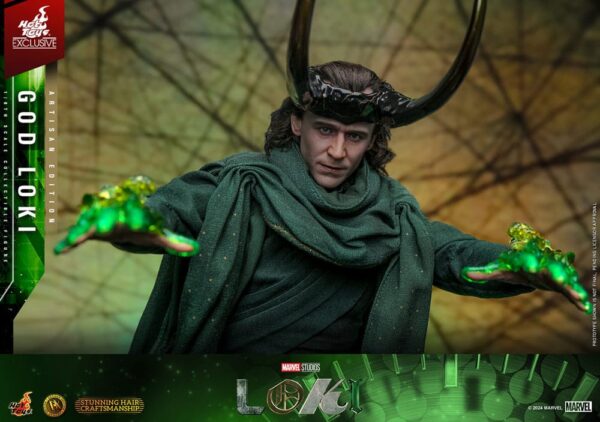 Loki DX Akció Figura 1/6 God Loki Artisan Edition Hot Toys Exclusive 31 cm Loki DX Akció Figura 1/6 God Loki Artisan Edition Hot Toys Exclusive 31 cm