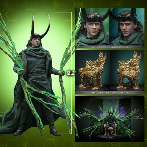 Loki DX Akció Figura 1/6 God Loki Artisan Edition Hot Toys Exclusive 31 cm Loki DX Akció Figura 1/6 God Loki Artisan Edition Hot Toys Exclusive 31 cm