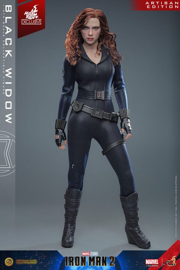 Iron Man 2 Akció Figura 1/6 Black Widow Artisan Edition Hot Toys Exclusive 28 cm