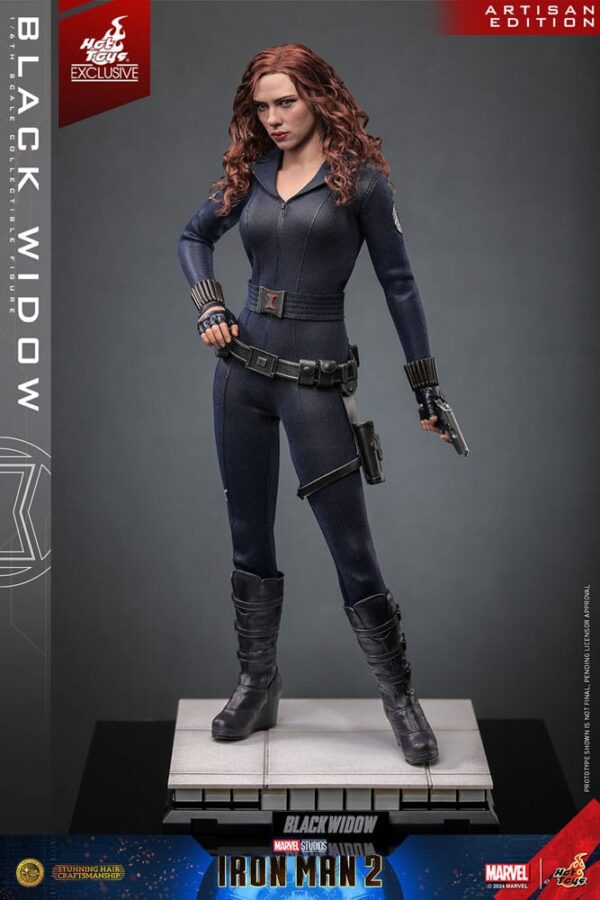 Iron Man 2 Akció Figura 1/6 Black Widow Artisan Edition Hot Toys Exclusive 28 cm